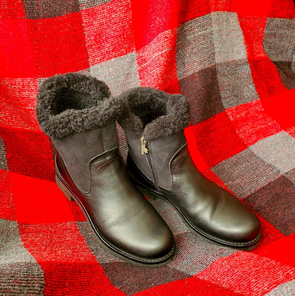 Pajar waterproof leather ankle boots